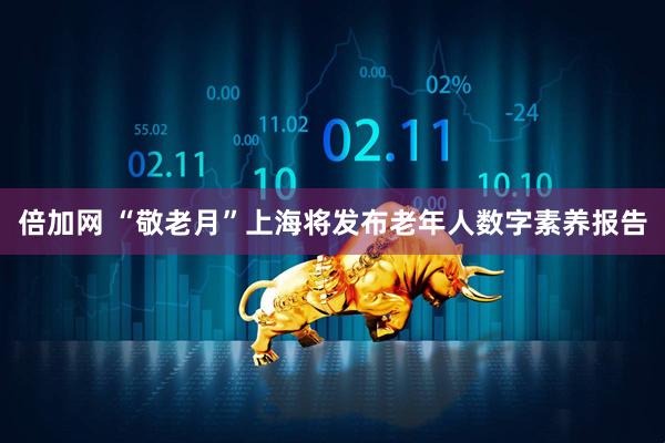 倍加网 “敬老月”上海将发布老年人数字素养报告