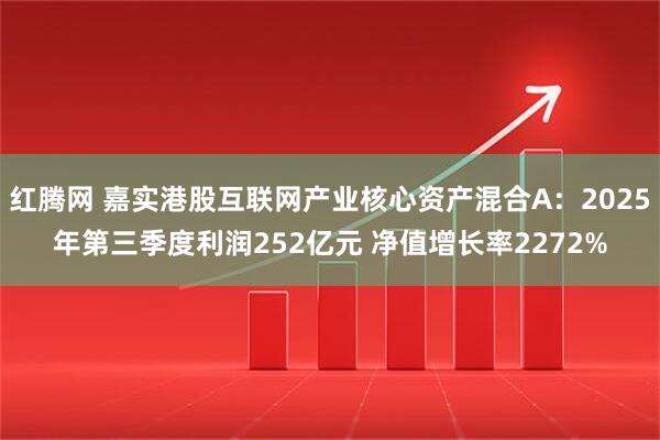 红腾网 嘉实港股互联网产业核心资产混合A：2025年第三季度利润252亿元 净值增长率2272%